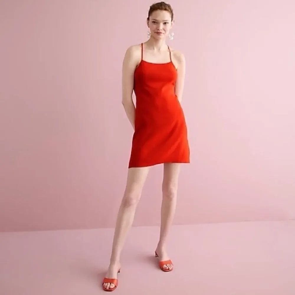 J Crew Cross Back Knit Mini Dress NWT